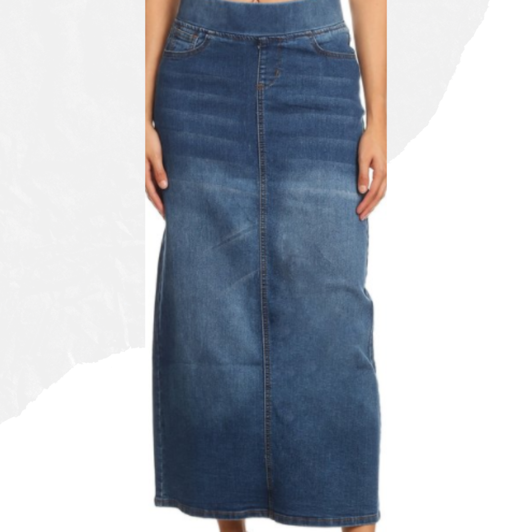 Vintage Wash Maxi Denim #241. XS-3X