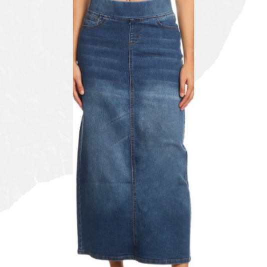 Vintage Wash Maxi Denim #241. XS-3X