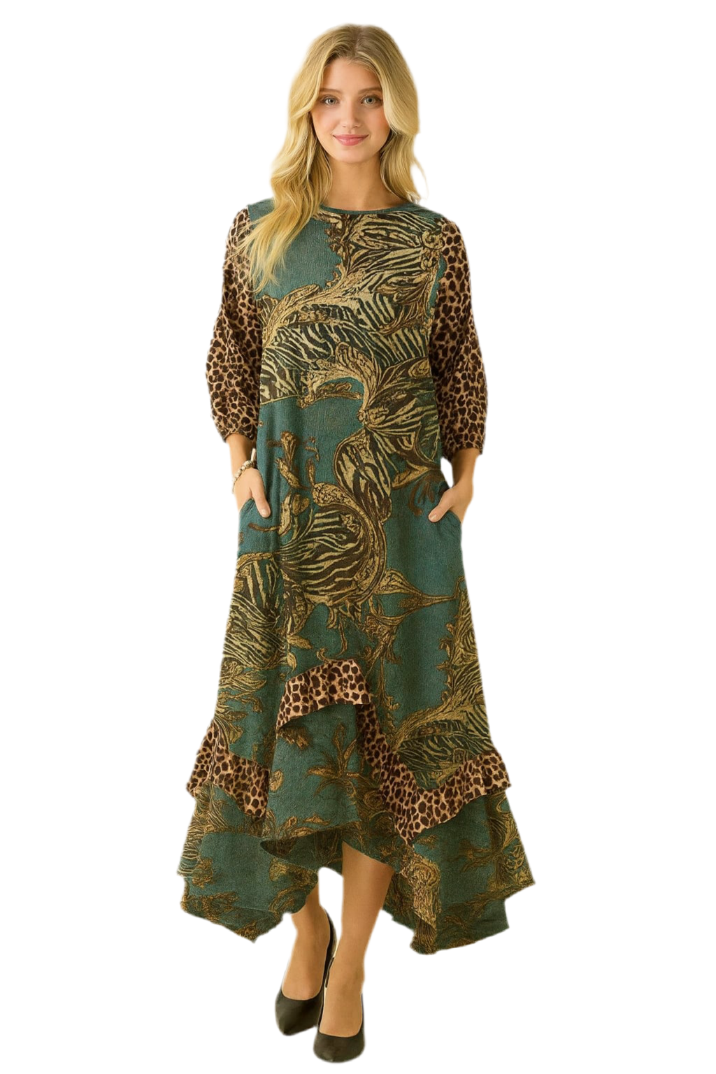 NEW! (Pre-Order) "Tracy" Dress: S-3X Arriving In Stock: 9/18