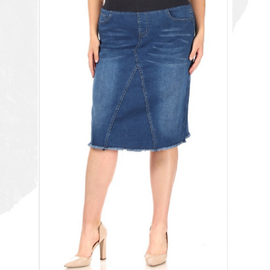Dark Indigo Wash #617  XS & M-2X Final Sale!  Cannot Be Returned!
