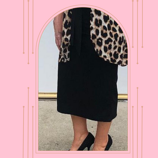 Black Skirt: 31" Length: S-5X