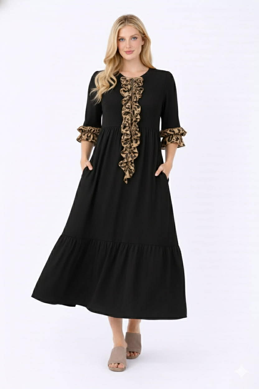 PRE-ORDER: NEW! "Lateesha" Dress: S-3X Arriving In Stock: Mid-January