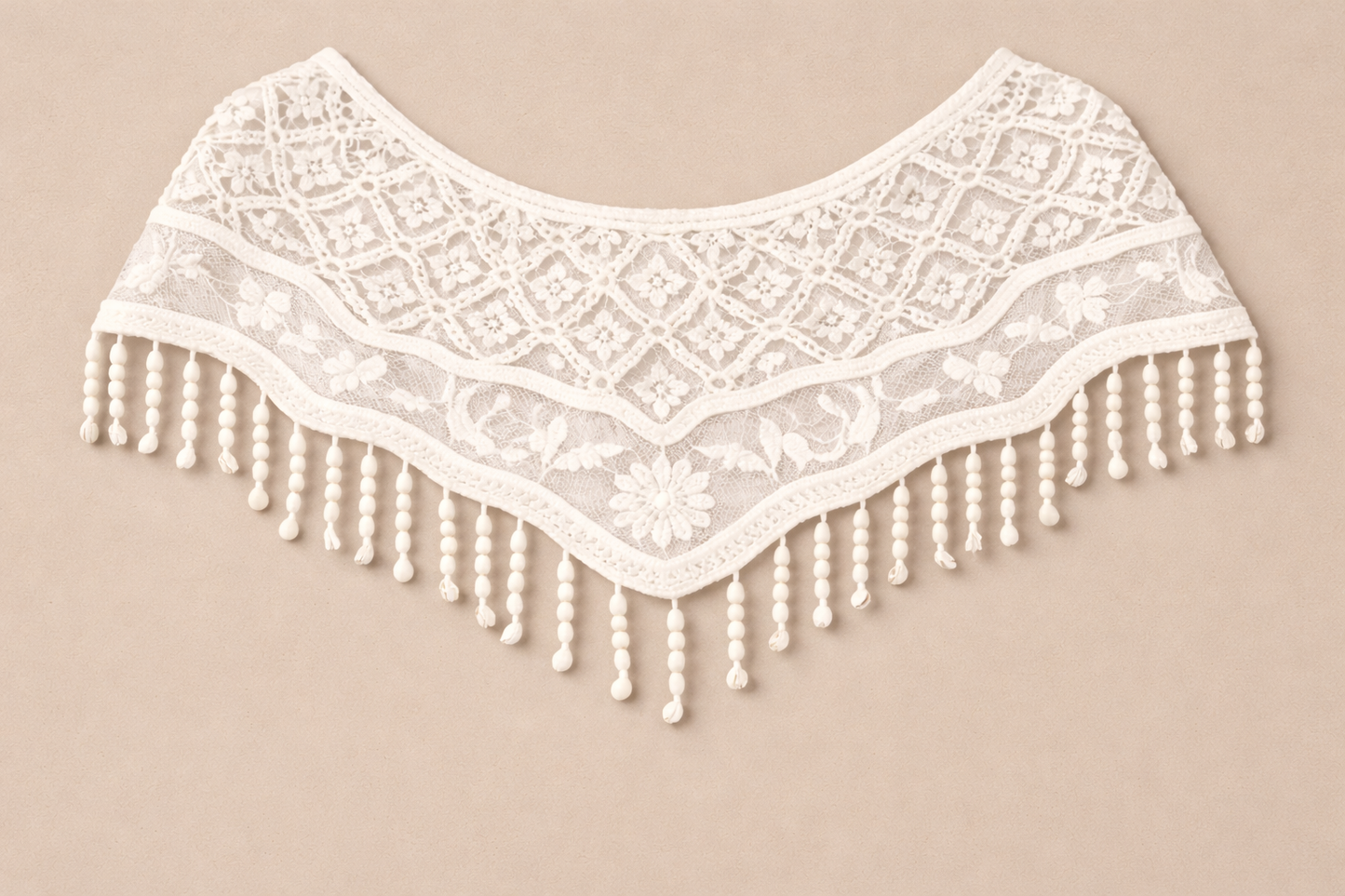 NEW! Ivory Lace Collar! Arriving in Stock: 3/12