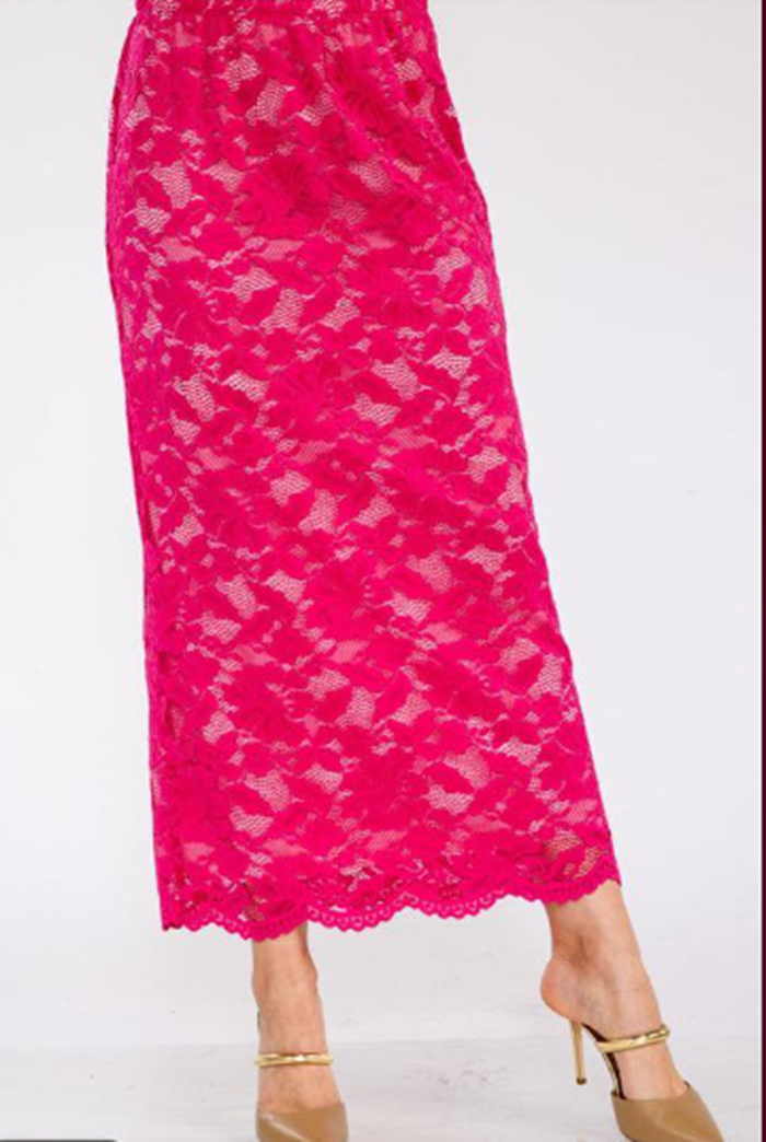 White Lace Top: S-L & 1X . FINAL SALE! Cannot Be Returned!