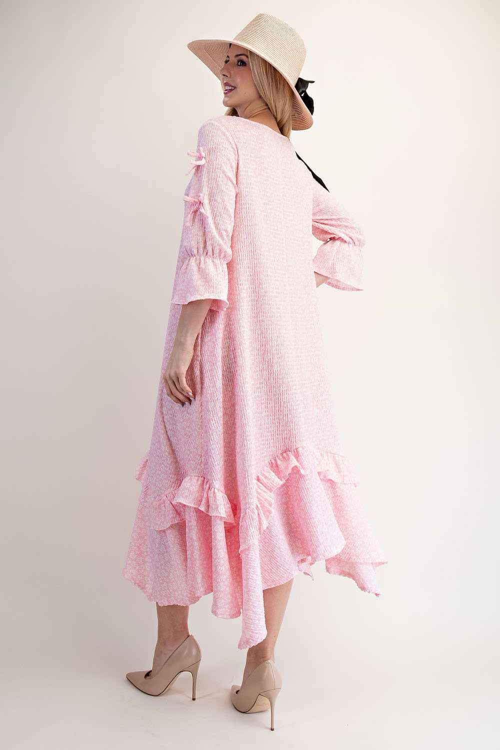 NEW! Pre-Order: Soft Pink Print : S-3X Arriving in stock: 5/15