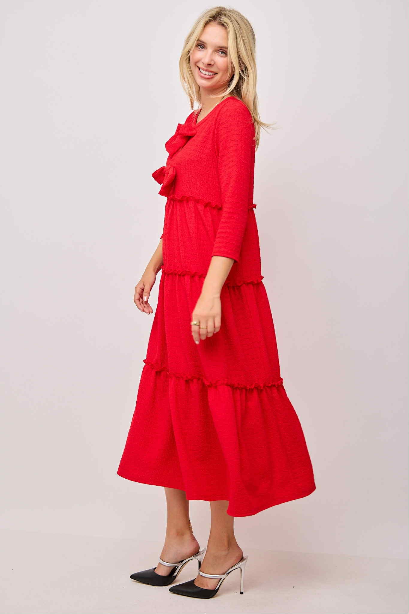 NEW! "Ruby" Red Dress: S- 3X