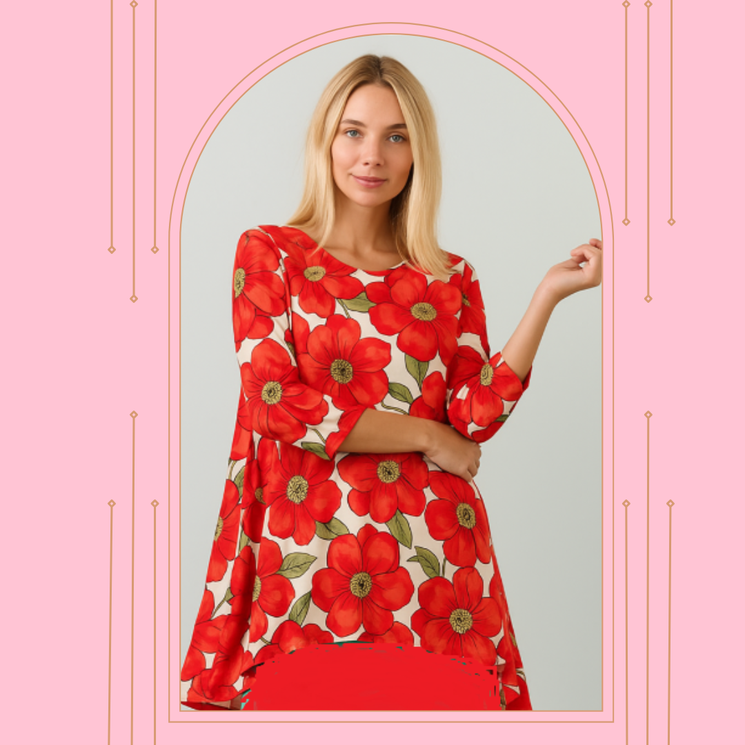 Red Maxi Skirt: S-L