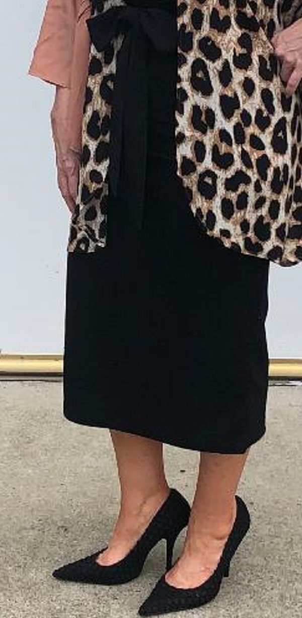 Black Skirt: 31" Length: S-5X