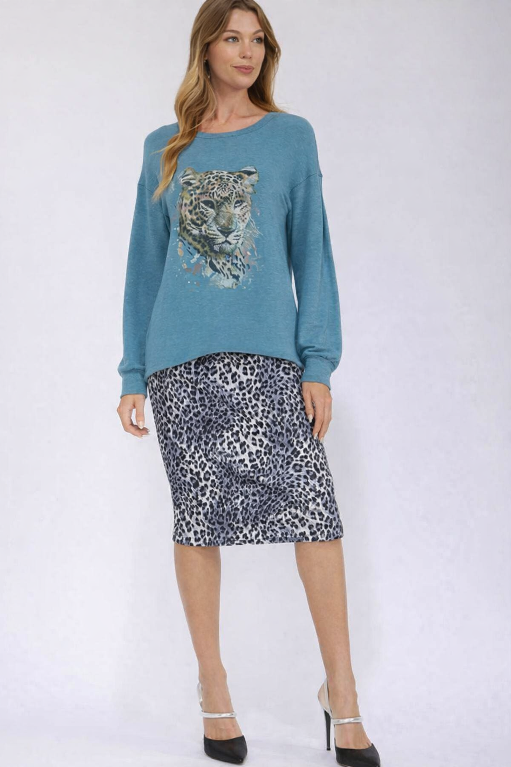 “Trudy” Indigo Wash #241 XS -5X