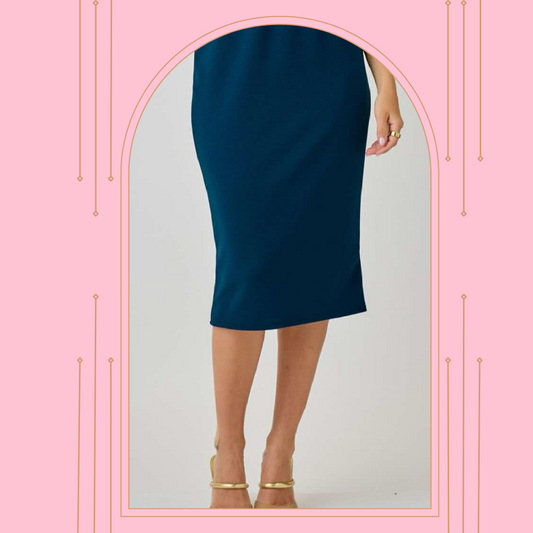 Teal  27" Skirt S-M  Final Sale! Cannot Be Returned!