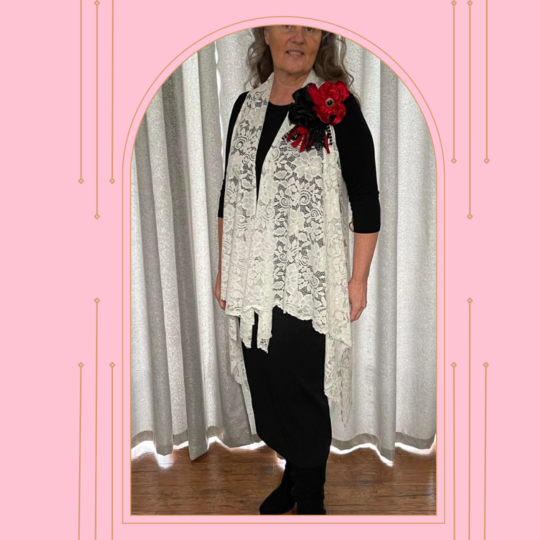 White Lace Vest (S-2X)