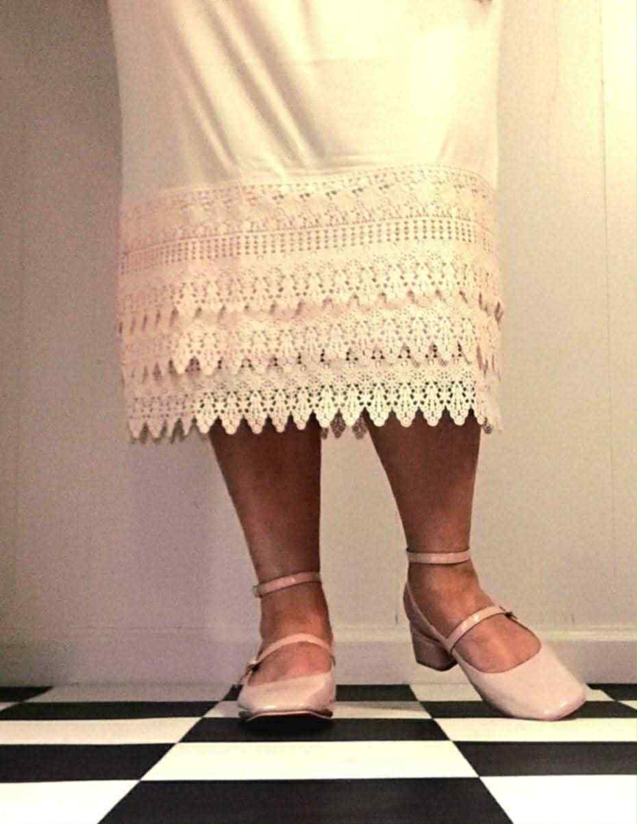 NEW! Ivory Skirt Extender