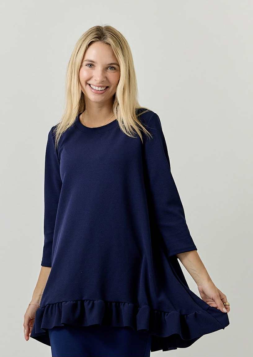 NEW! Blue Leopard Print Skirt: S-3X Arriving In Stock: 9/18