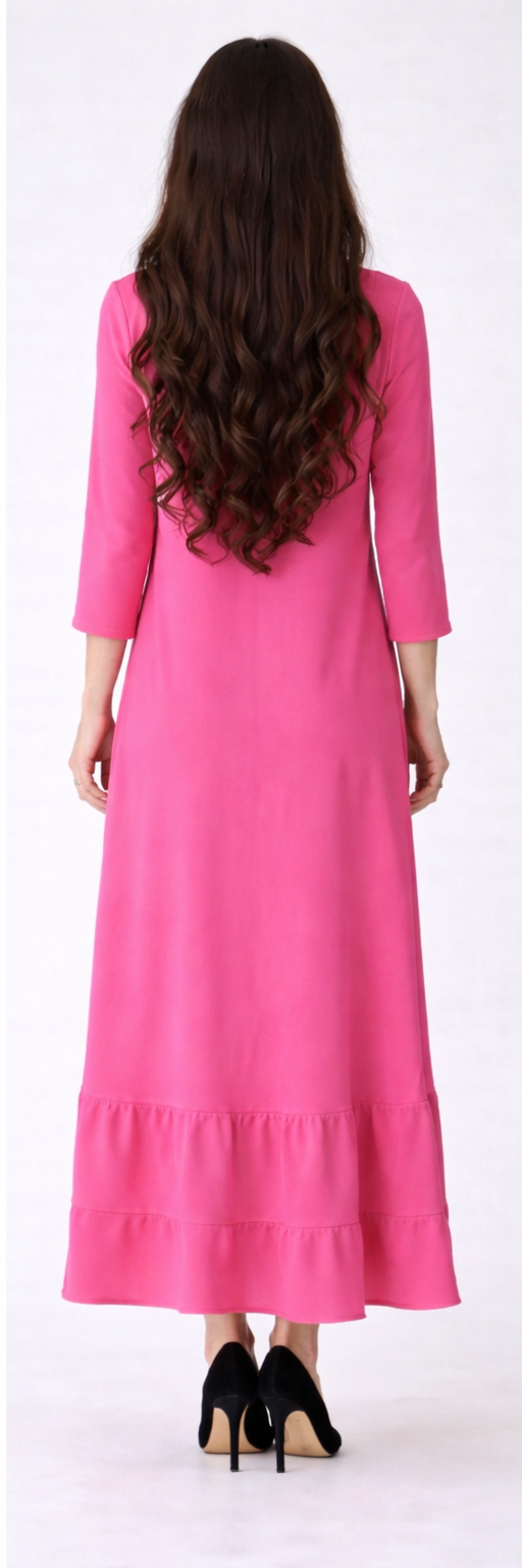 Pre-Order-NEW "Francine" Fuchsia Dress: S-2X Arrives in Stock 3/15