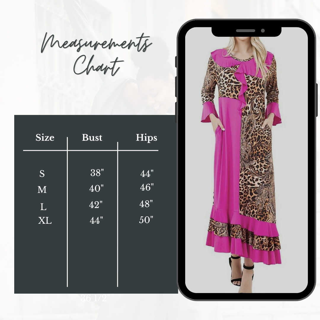 NEW! "Stacey" Pink/Leopard Dress: S-XL  Arriving In Stock: 10/31