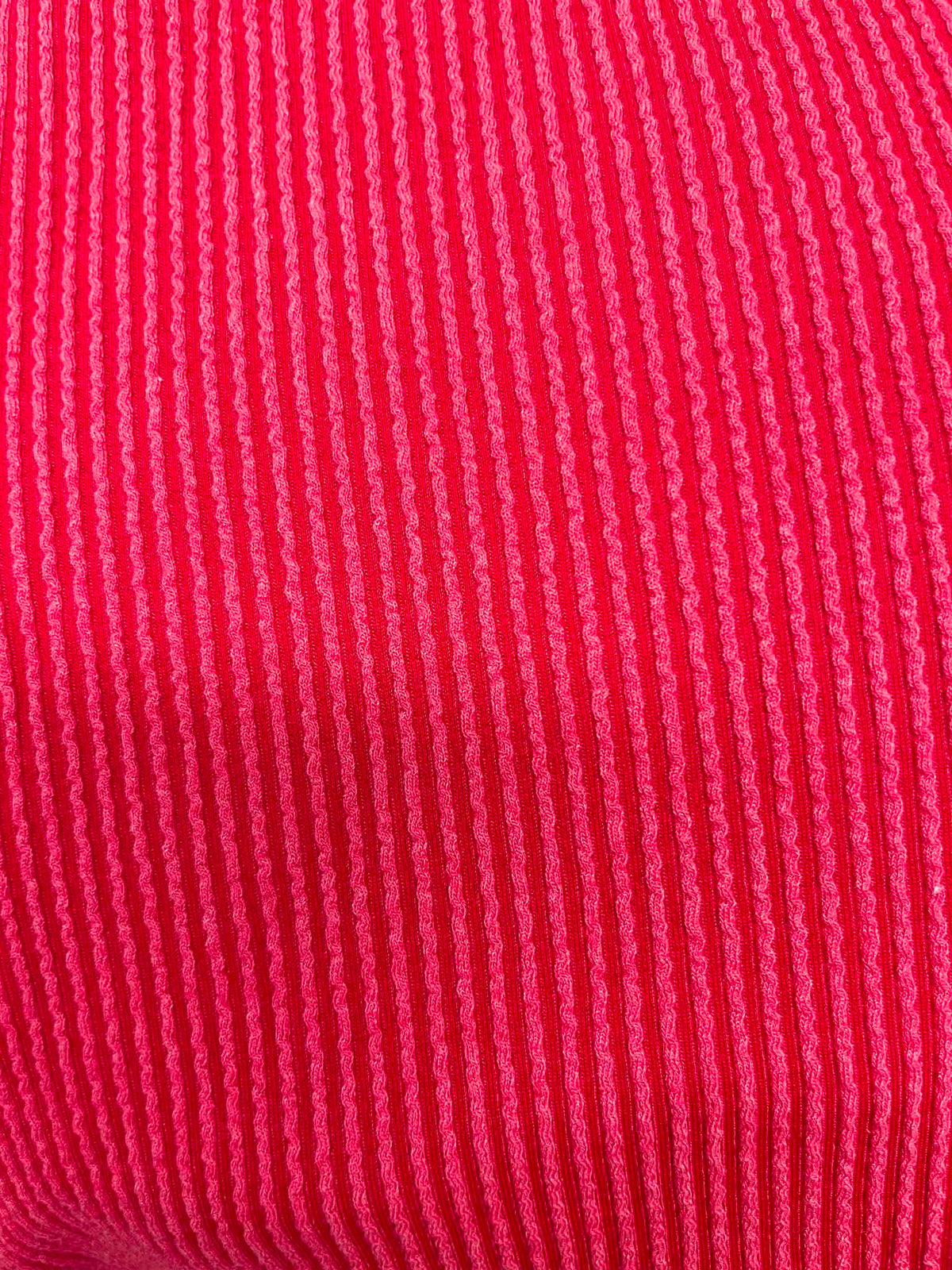 NEW! "Red " Textured -High/Low" Ruffle Top: S-3X