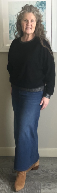 The "Trudy" Dark Indigo XS-5X (Style #241). Best Selling!