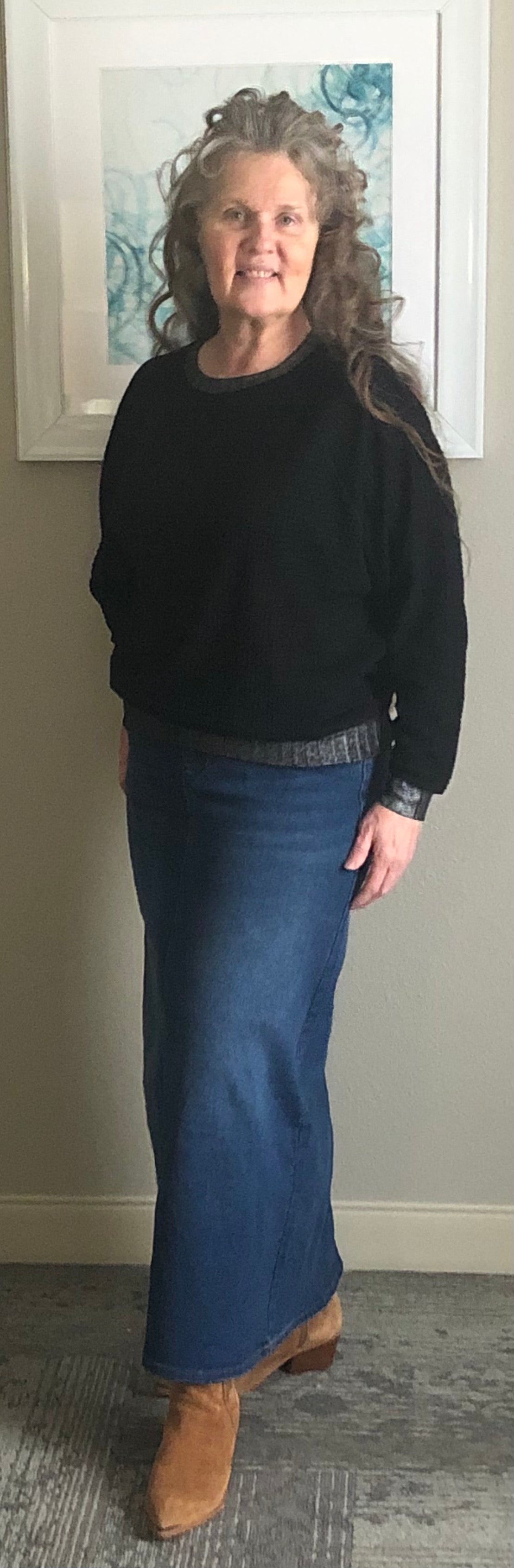 “Trudy” Indigo Wash #241 XS -5X