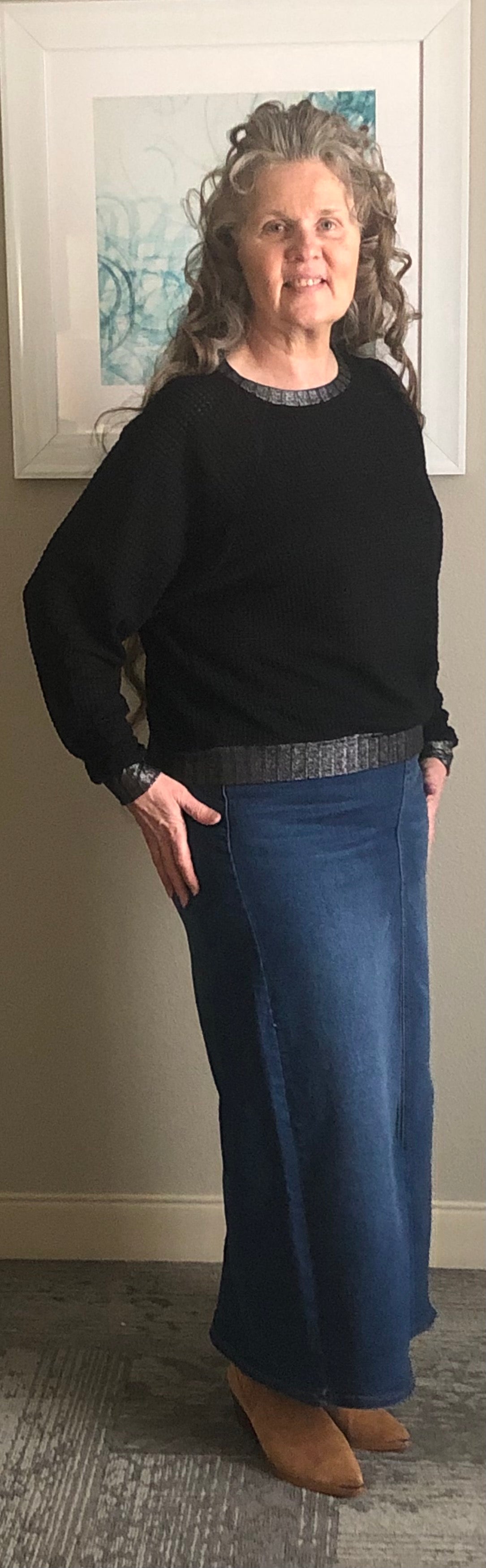 “Trudy” Indigo Wash #241 XS -5X