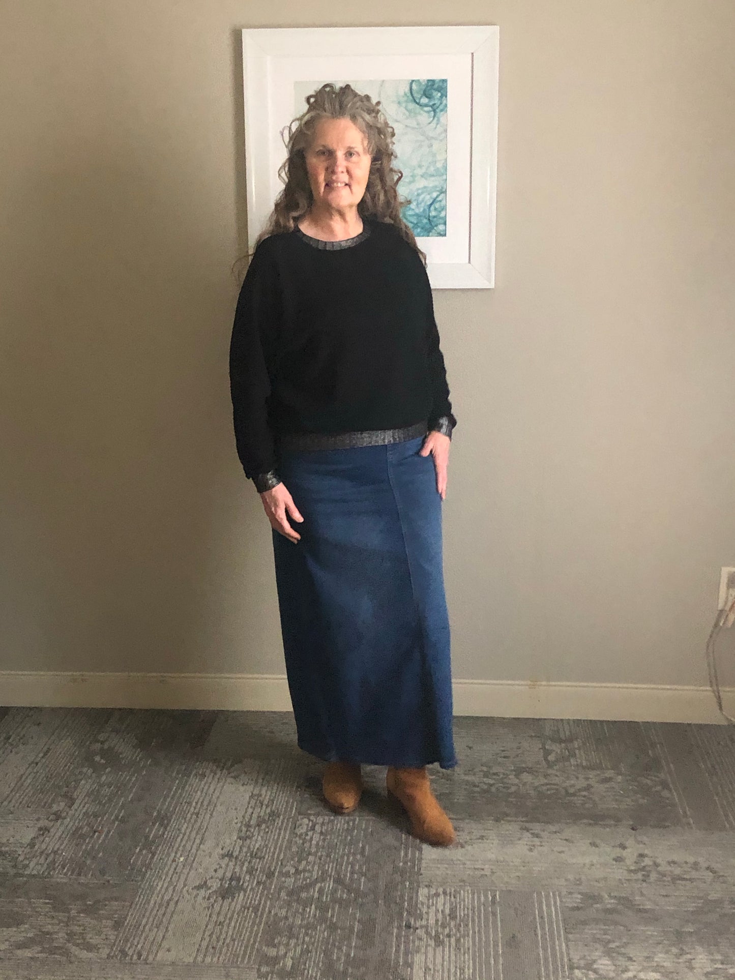 “Trudy” Indigo Wash #241 XS -5X