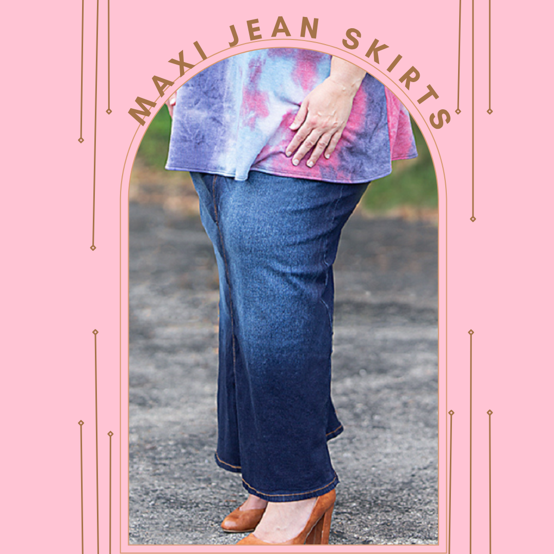 MAXI JEAN SKIRT COLLECTION