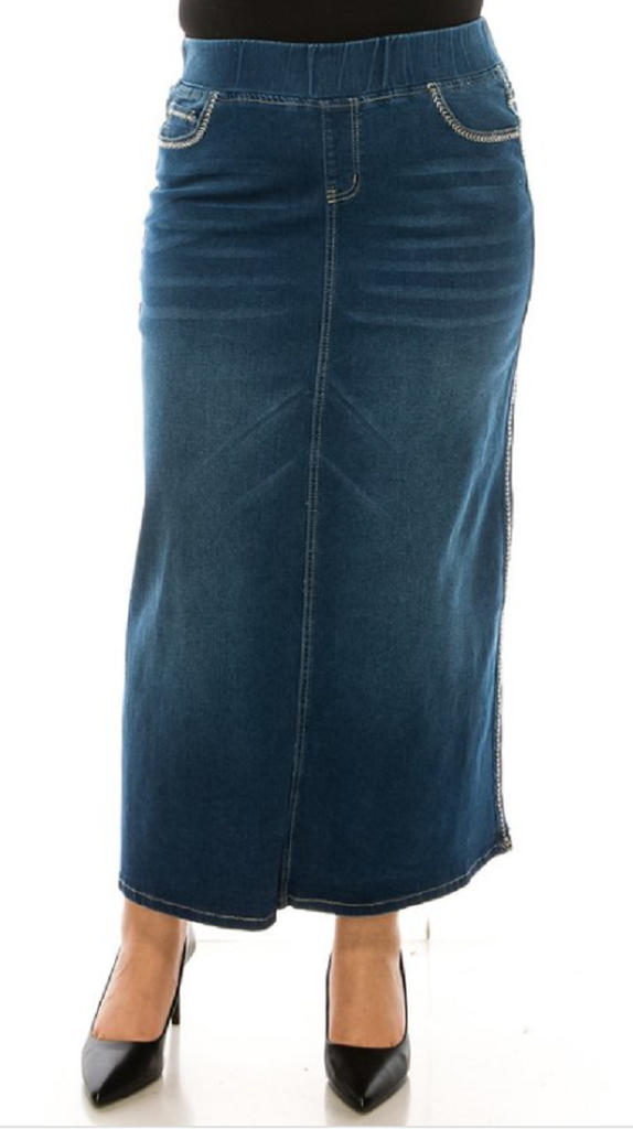 Denim Skirts: XS-5X – Rene's Creations Boutique