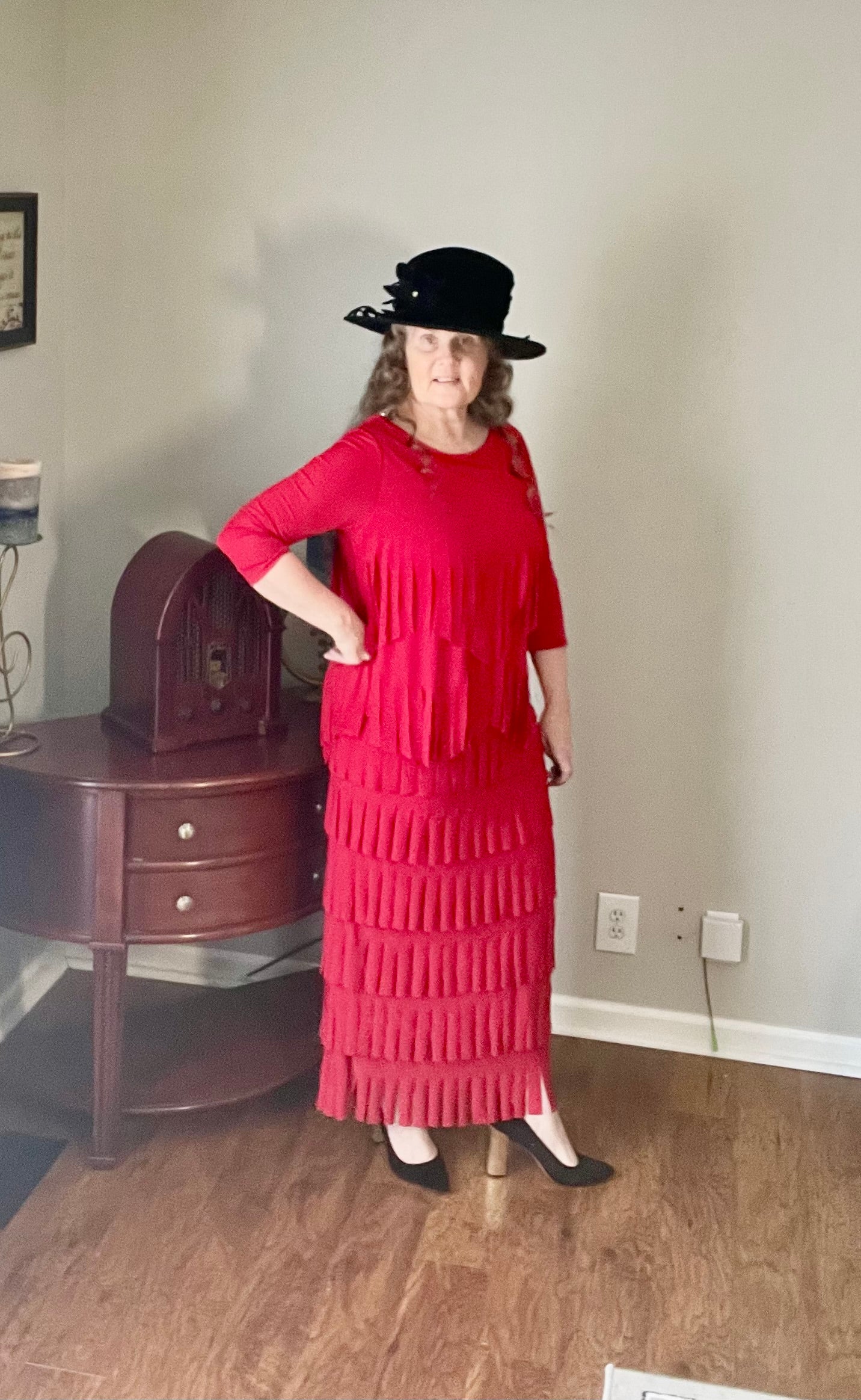 Red Car Wash 2 Piece Set!  Medium & 2X-3X.