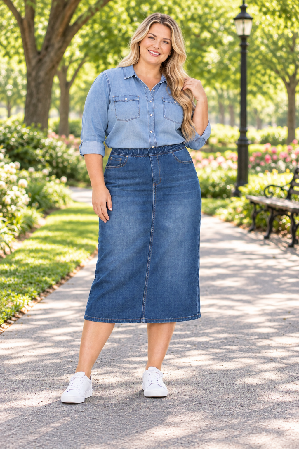 "Juliet"  Indigo Wash XS-3X  (Elastic Waist) Arriving in Stock: 9/16
