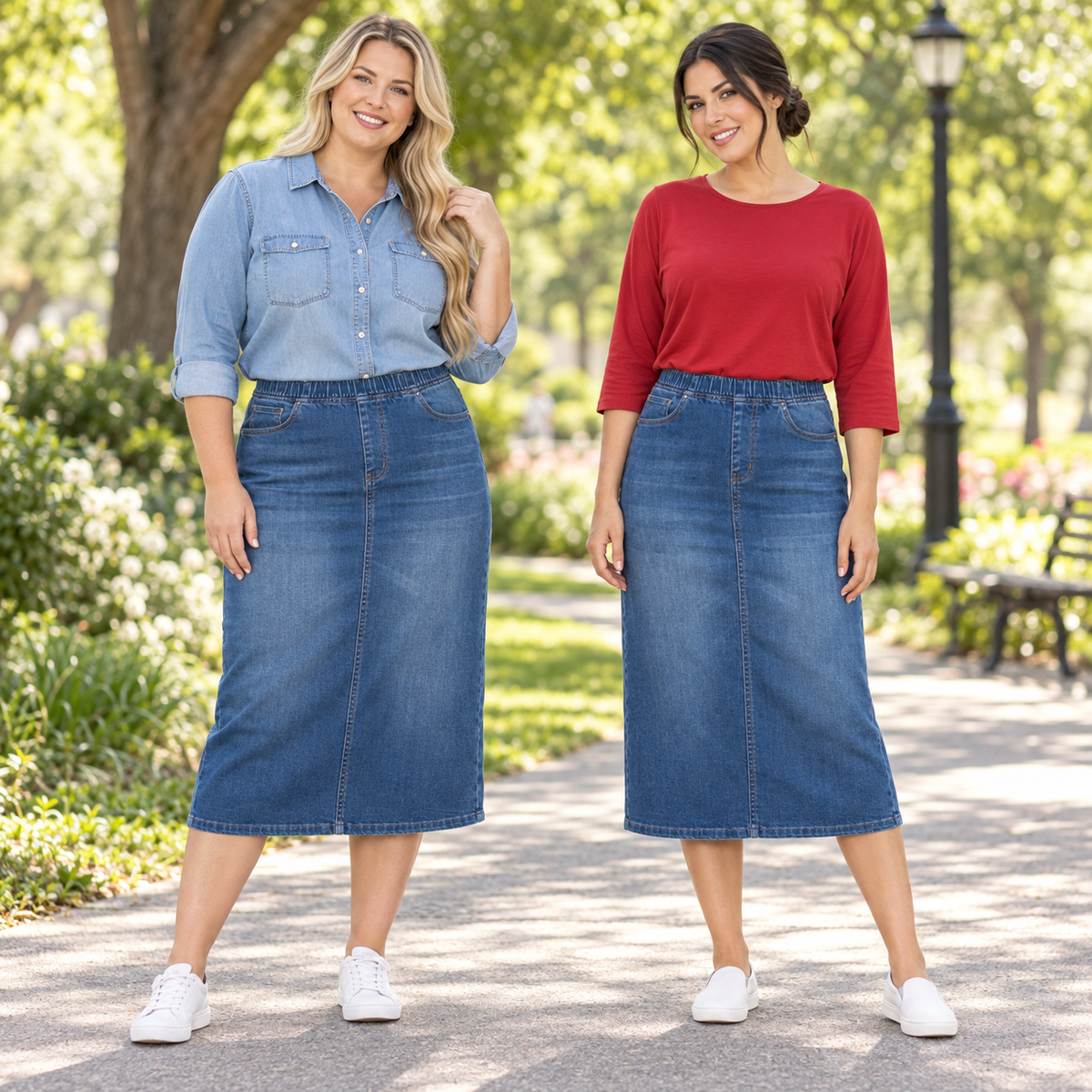 "Juliet"  Indigo Wash XS-3X  (Elastic Waist) Arriving in Stock: 9/16