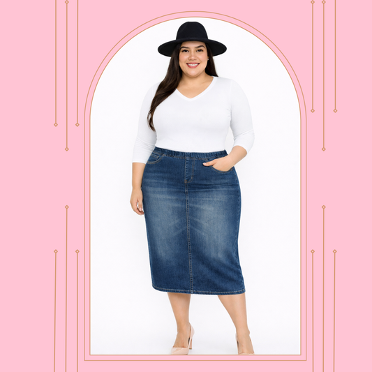 "Juliet"  Indigo Wash (#104)  XS-3X (Arriving In Stock: 1/9