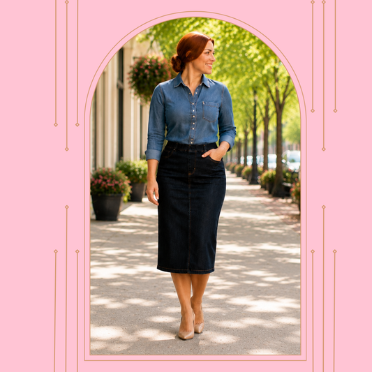 "Juliet"  Dark Indigo  Wash : XS-5X Best Selling! (Elastic Waist) Arriving in Stock: 8/10