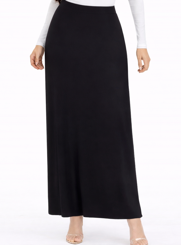 NEW! Black Maxi Skirt: S-3X