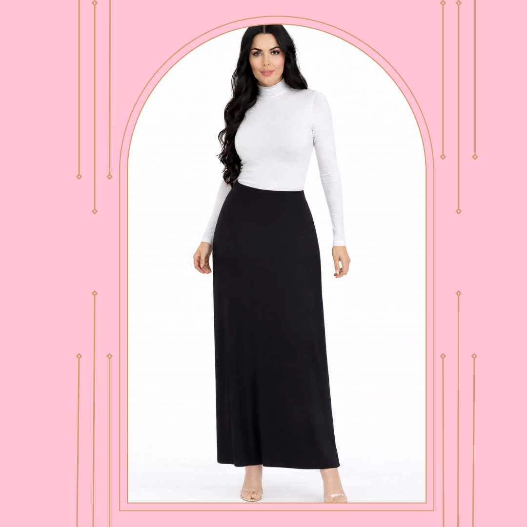 NEW! Black Maxi Skirt: S-3X