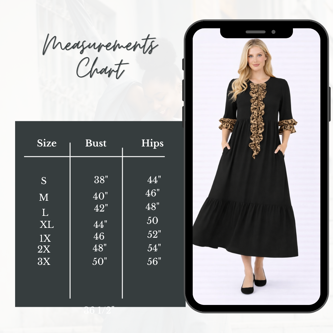 PRE-ORDER: NEW! "Lateesha"  Dress: S-3X  Arriving In Stock: Mid-January