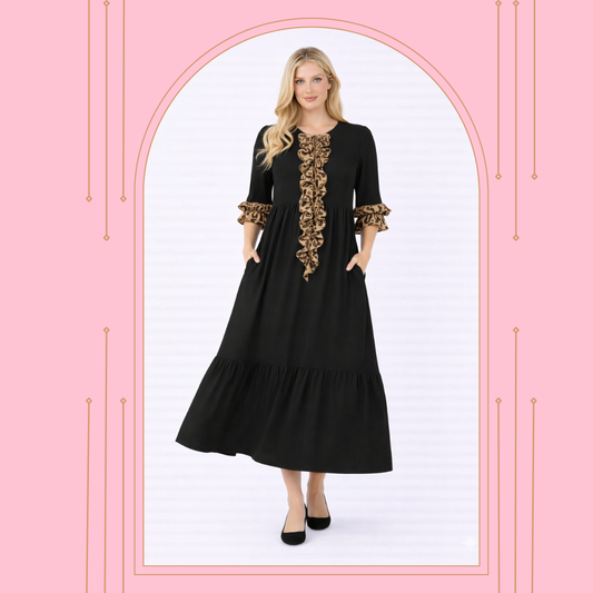 PRE-ORDER: NEW! "Lateesha"  Dress: S-3X  Arriving In Stock: Mid-January