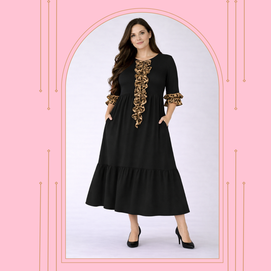 Pre-Order! "Lateesha"  Dress: S-3X Arriving In Stock: Feb. 23 & Mar 3