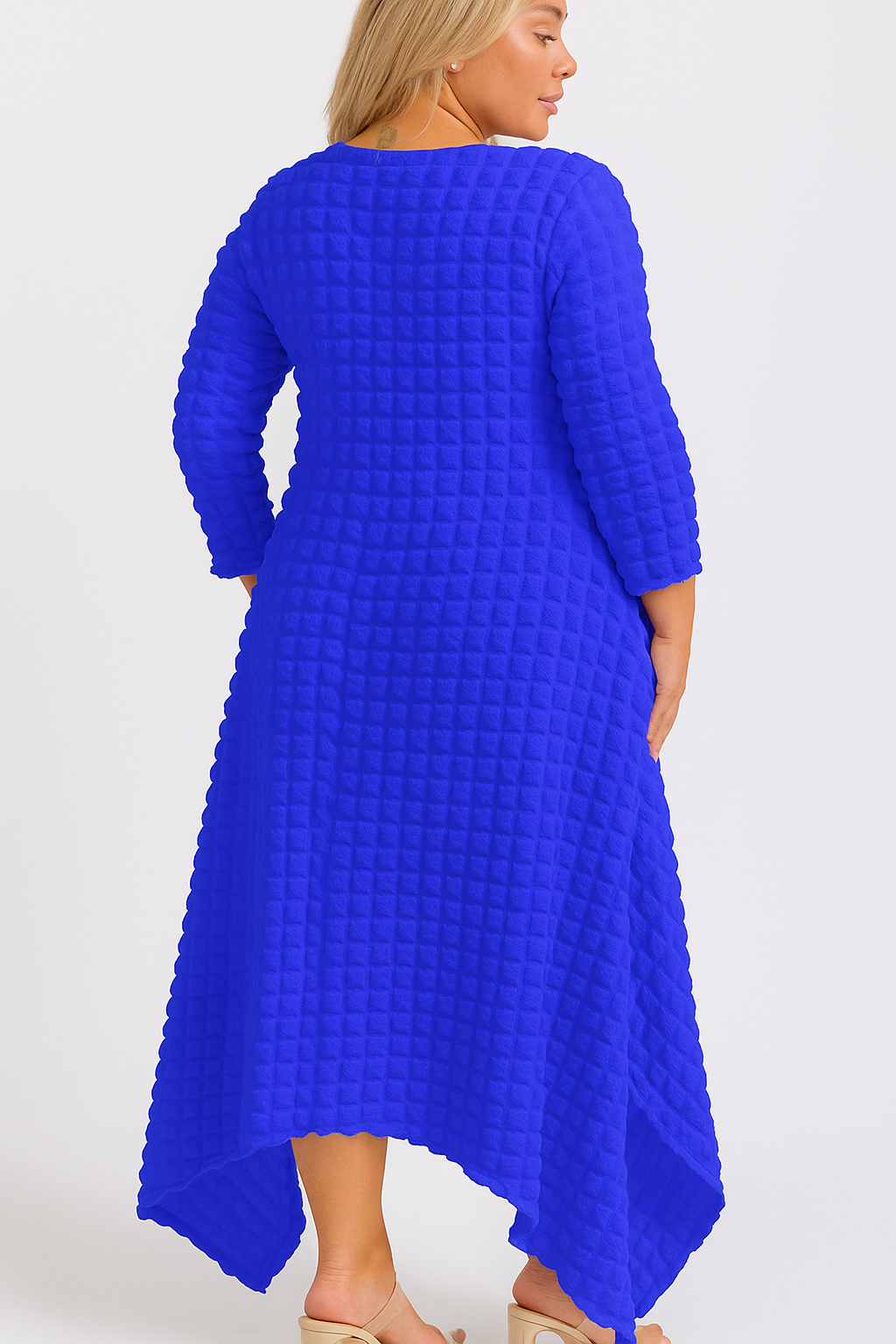 “Popcorn" Royal Blue Dress: S-L Final Sale!  Cannot be Returned!