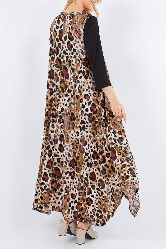 NEW! "Cheryl" Cheetah Print Dress: S-L