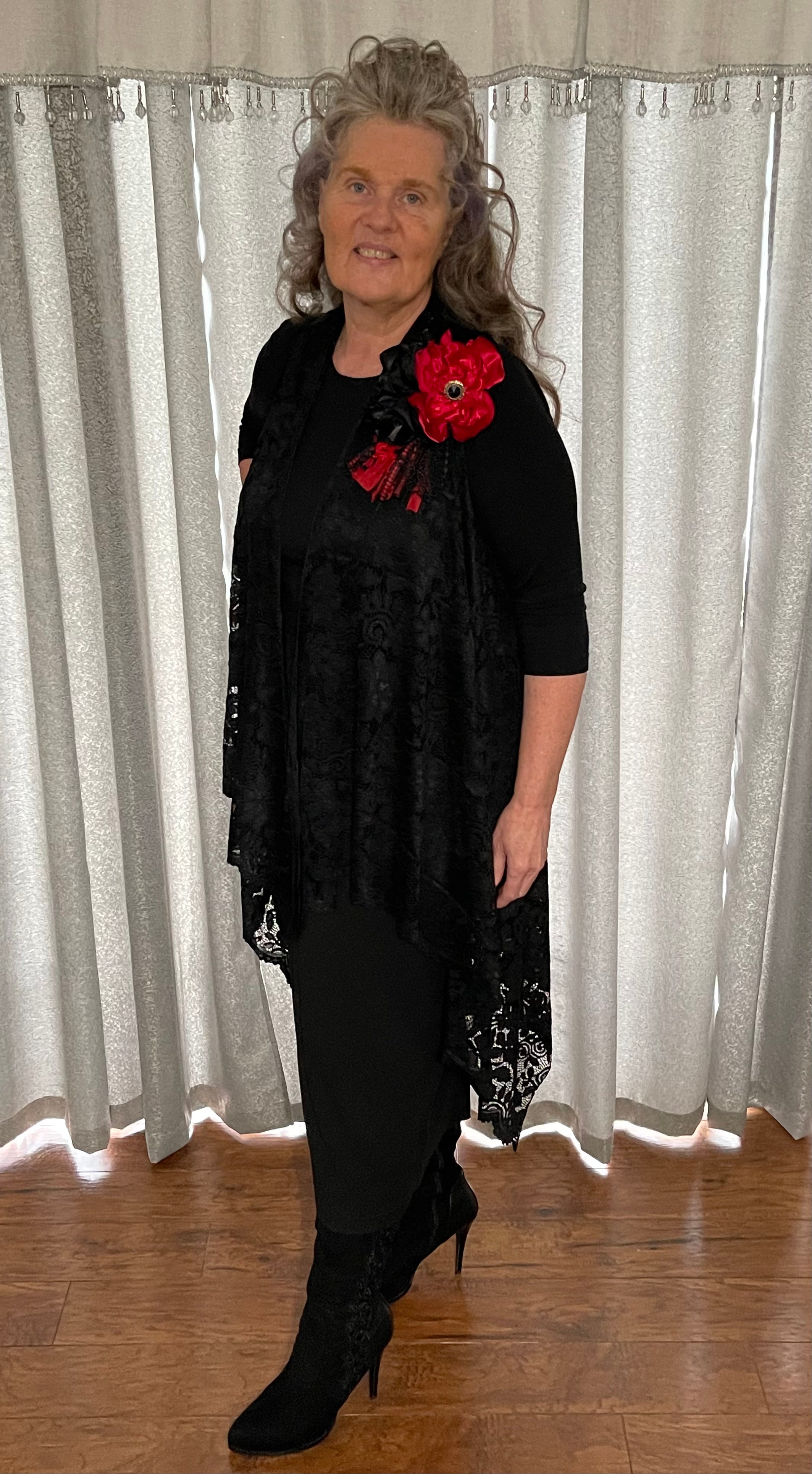 Black Lace Vest. – Rene's Creations Boutique