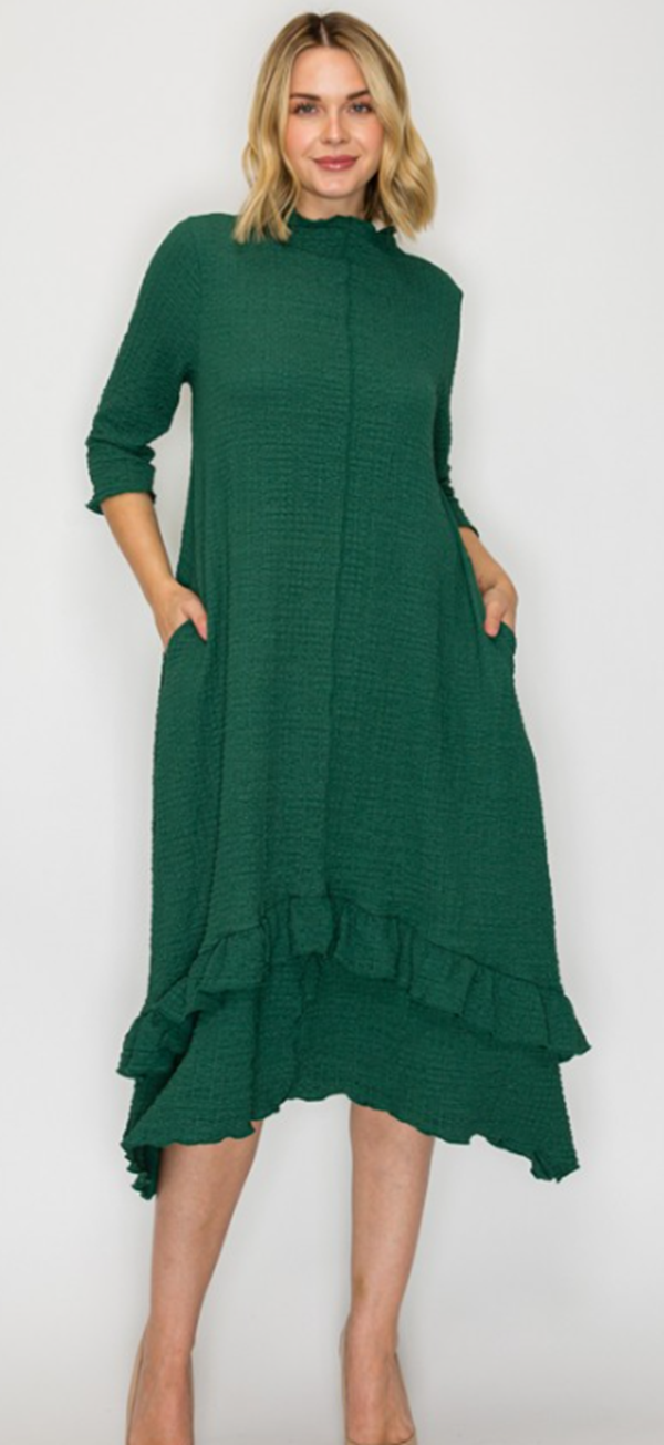 NEW! "Julia" Green Dress: S-3X  Arriving in Stock: 12/8