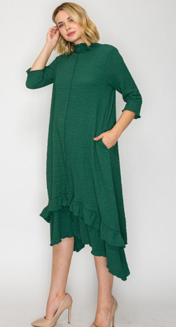 NEW! "Julia" Green Dress: S-3X  Arriving in Stock: 12/8