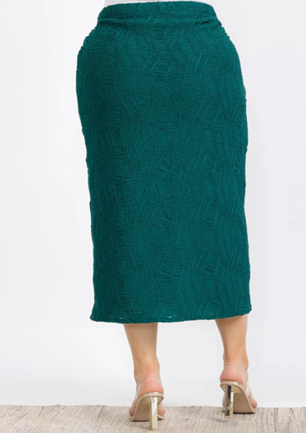 NEW! Dark Green Skirt : S-4X  (Arriving in Stock: 9/15)