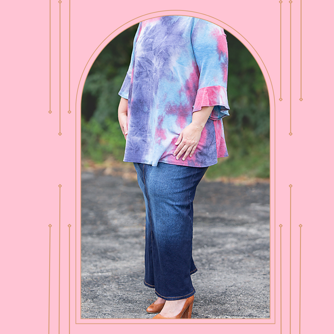 “Trudy” Indigo Wash #241 XS -5X