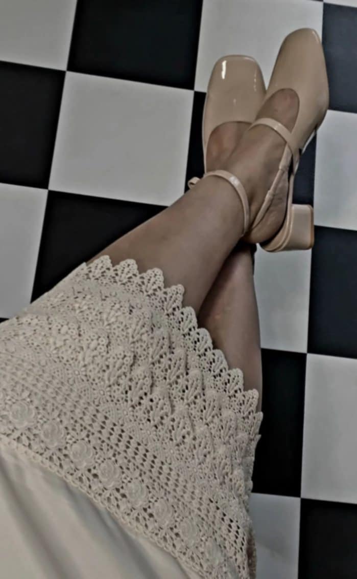 NEW! Ivory Skirt Extender