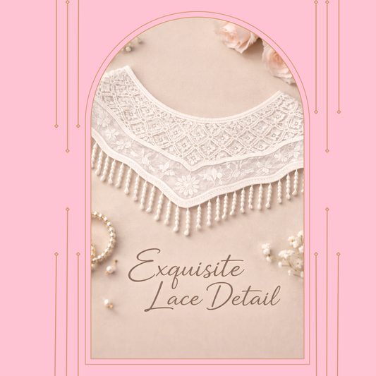 NEW! Ivory Lace Collar! Arriving in Stock: 3/12