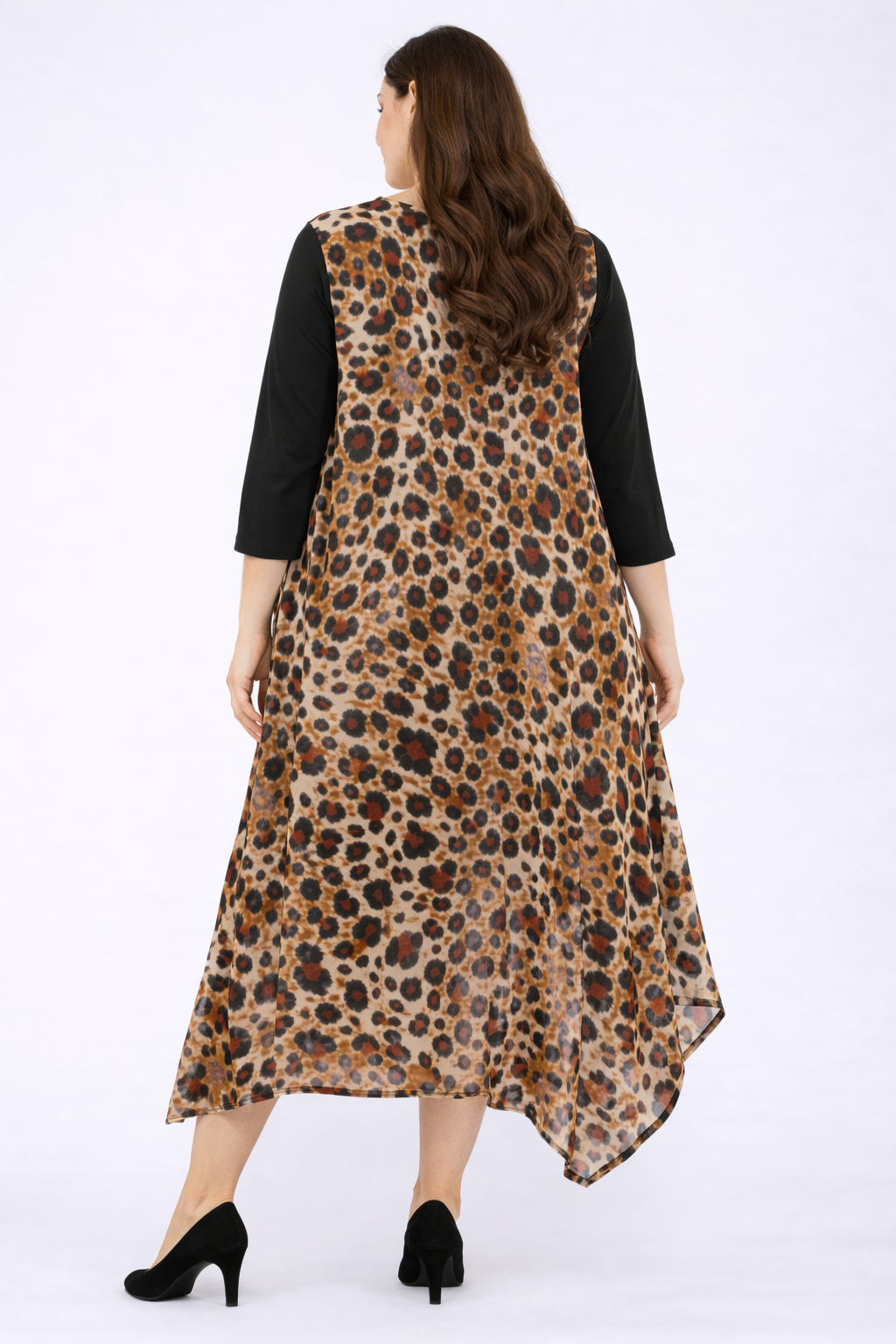 "Cheryl" Cheetah Print Dress: S-L. Final Sale!  Cannot be Returned!