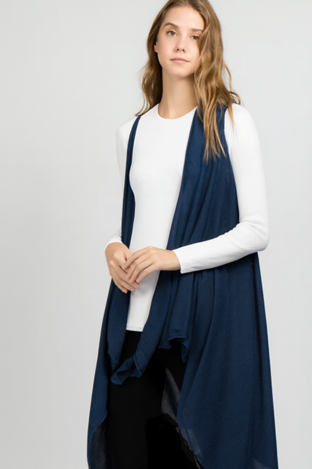 NEW! Blue Long Vest