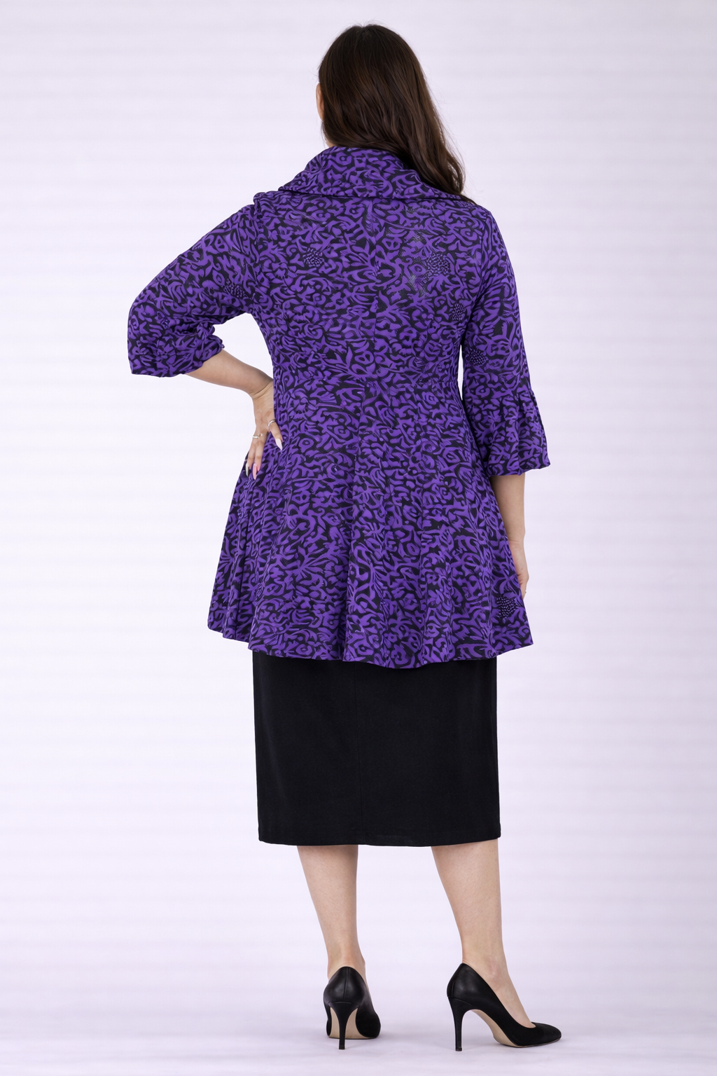 New Purple/Black Jacket: S-M