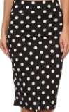 Polka Dot Skirt: Medium