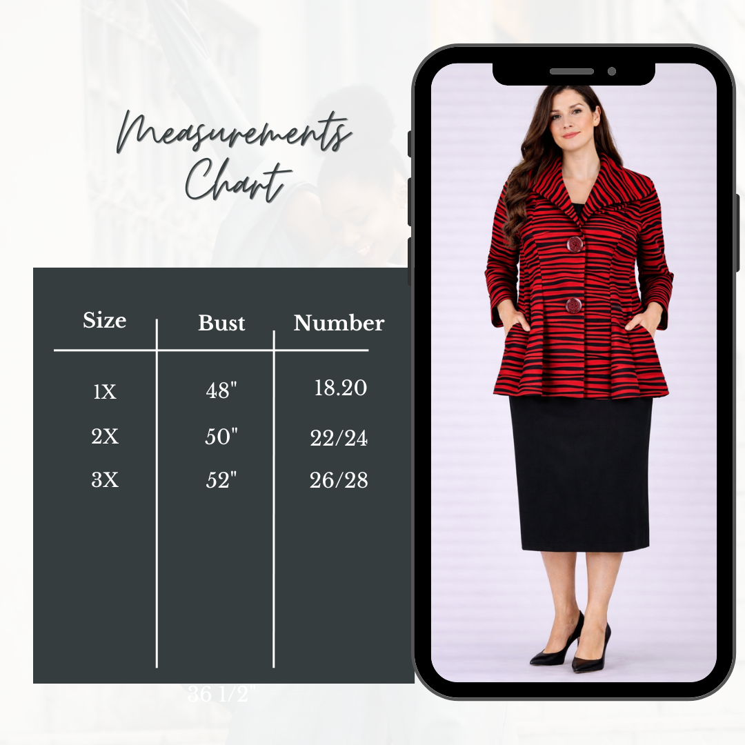 Pre-Order-New Red/Black Jacket 1X-2X Arrives in Stock: March 4